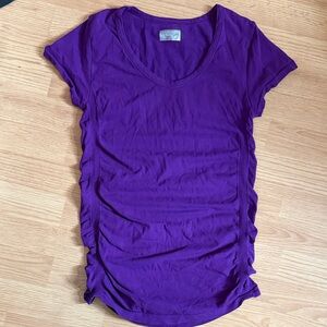 Athleta Vibrant Purple Short Sleeve Tee